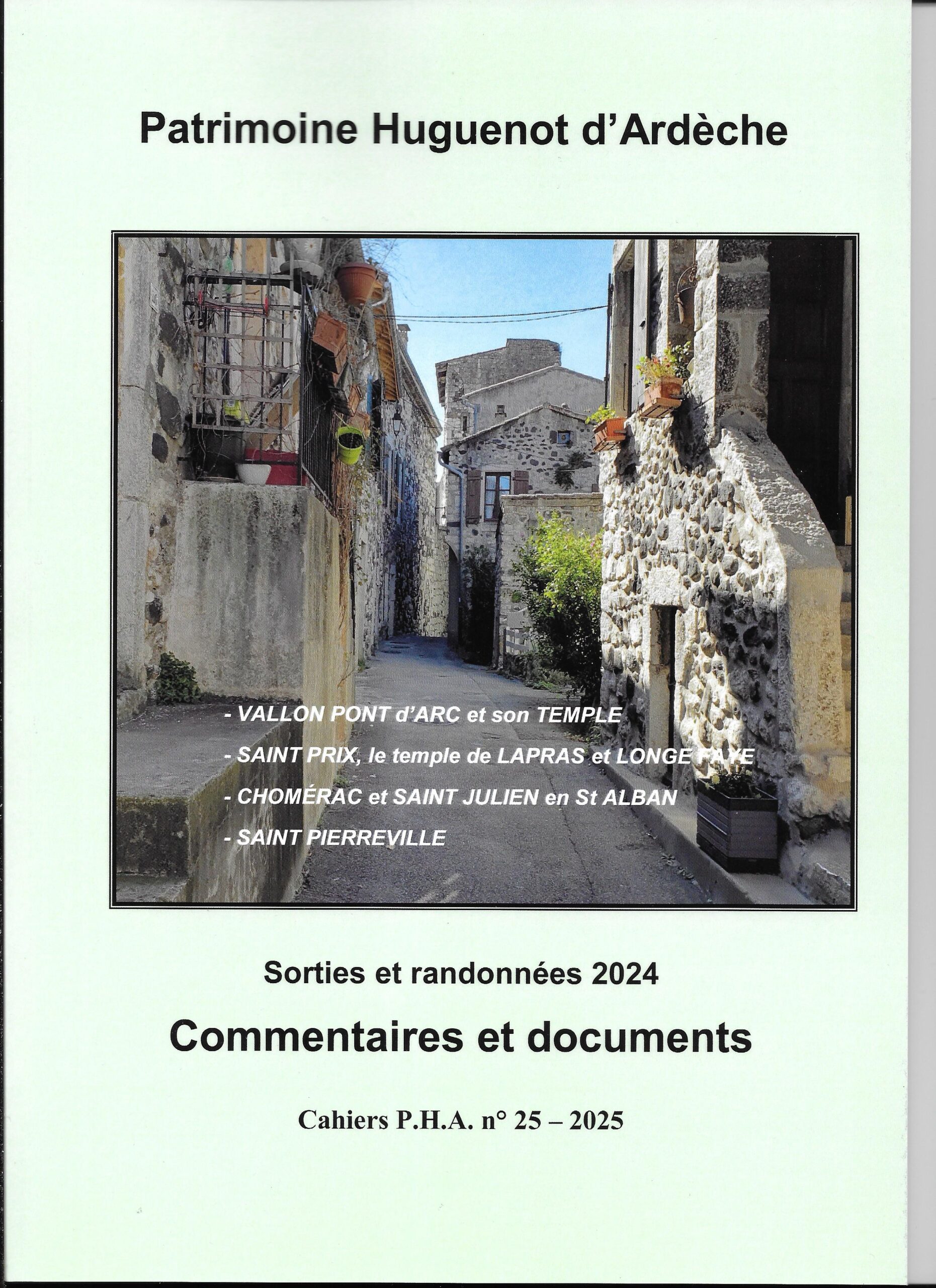 Bulletin- cahier PHA n° 25 Coût 15 € Bulletin- cahier PHA n° 25 Coût 15 €